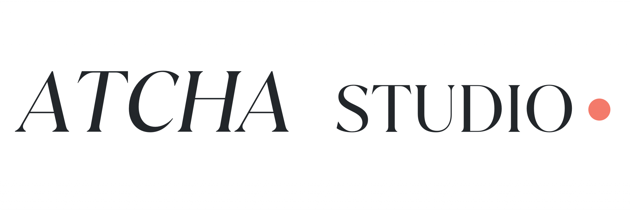 Logo ATCHA STUDIO — conseil et design éditorial